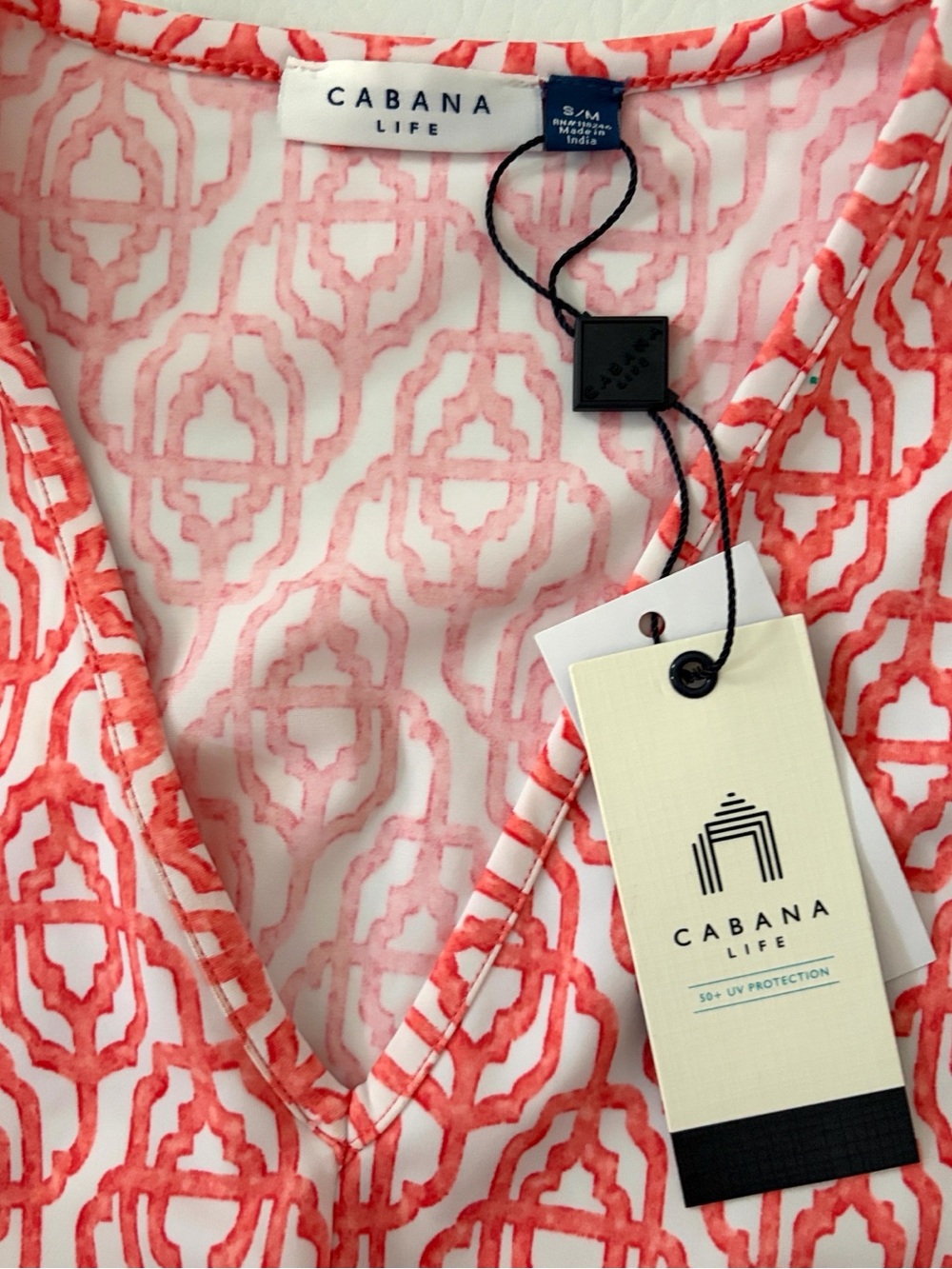 Cabana Life Dress Summer Napa Tie Waist Midi Dress NWT size Small Medium - Picture 11 of 15